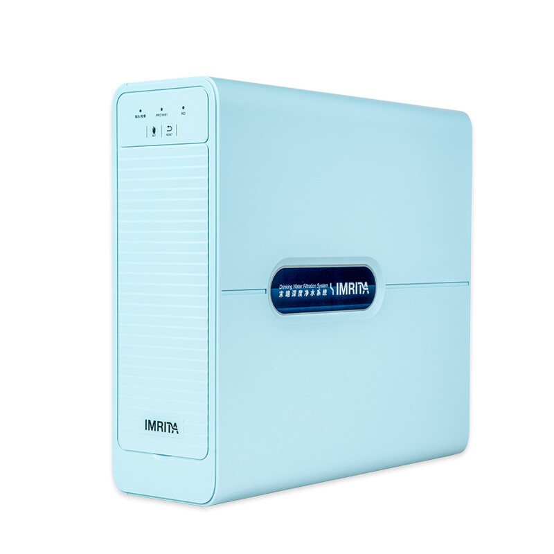 【門店同款】愛瑪特凈水器家用600G大通量直飲機(jī)自來水過濾器長(zhǎng)效RO膜反滲透凈水機(jī) IMT-RS8 藍(lán)色